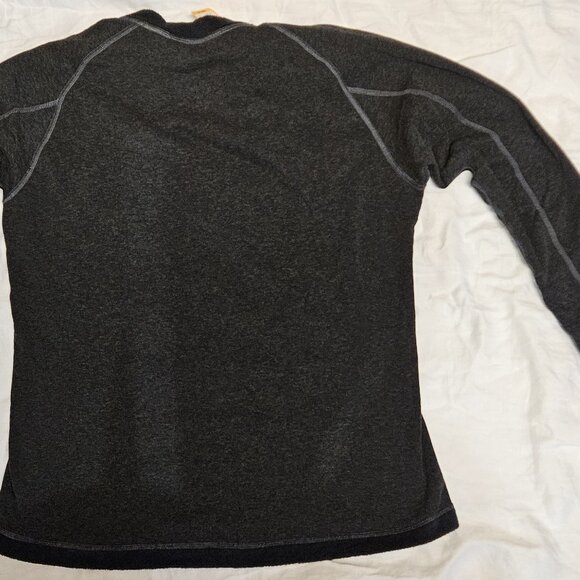 Women's Carhartt Force Heavyweight Synthetic Wool-Blend Fleece Base Crewneck Top - Picture 9 of 10